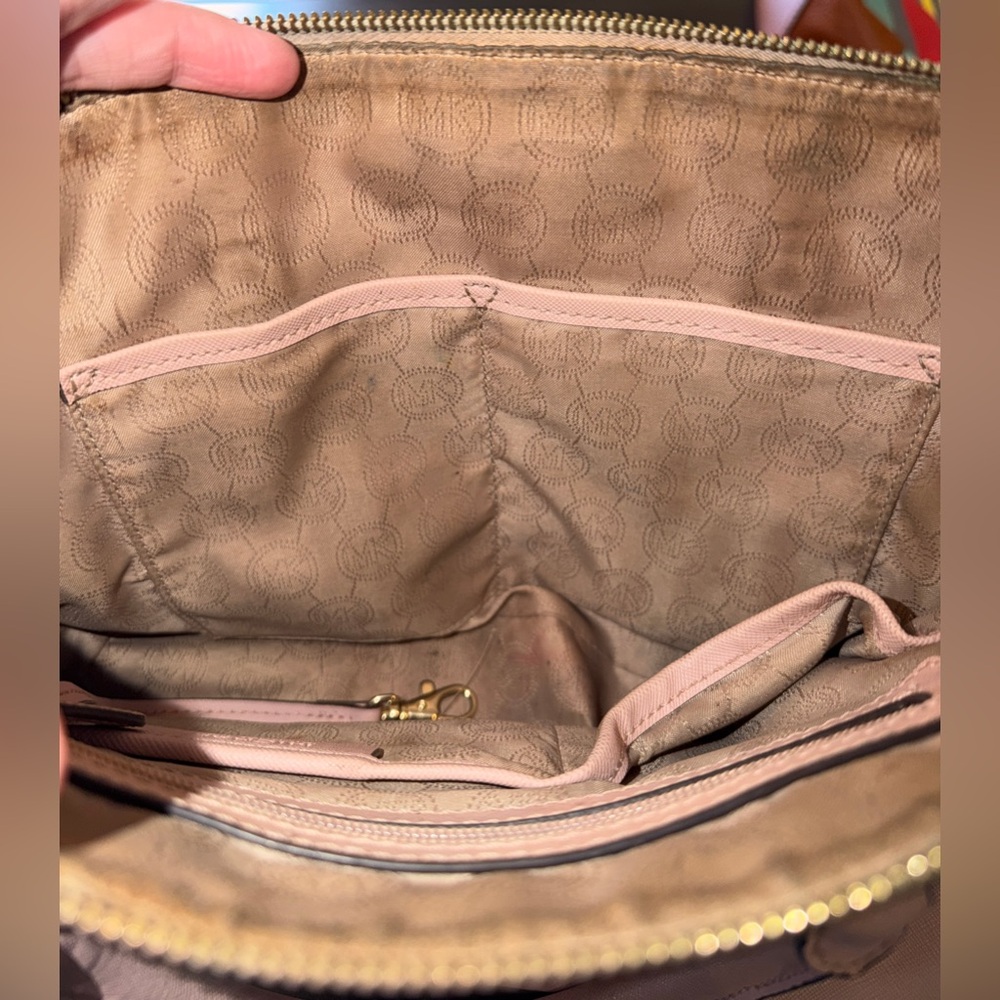 Michael Kors Pink Satchel with Gold Hardware - Picture 13 of 16
